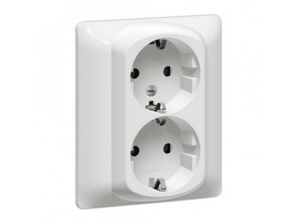Розетка 2-ая 2P+E 16А 250В белая Galea Life