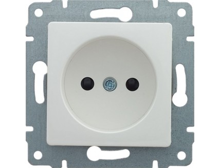 Розетка 2P 16А/250В белая Sedna