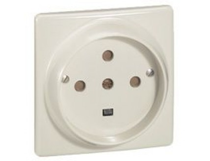 Розетка скрытой установки 3P+N+E со шторками Legrand 400В/32А бежевый