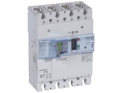 Дифференциальный автомат DPX3 250 4-пол. 250А 30-3000mA 50kA эл. расц + изм. блок