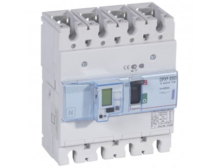 Выключатель автоматический DPX3 250 4-пол. 250А 50kA эл. расц + изм. блок
