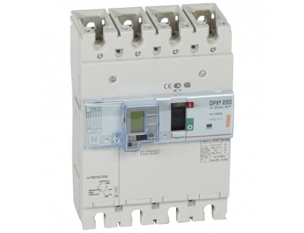 Дифференциальный автомат DPX3 250 4-пол. 160А 30-3000mA 25kA