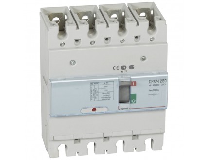 DPX3 250 Автомат без расцепителя 4-пол. 250А