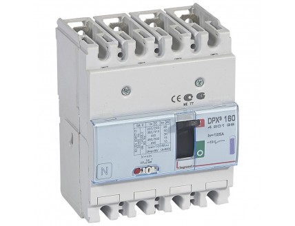 Выключатель автоматический DPX3 160 4-пол. 125А 50kA