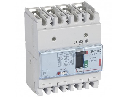 Выключатель автоматический DPX3 160 4-пол. 25А 36kA