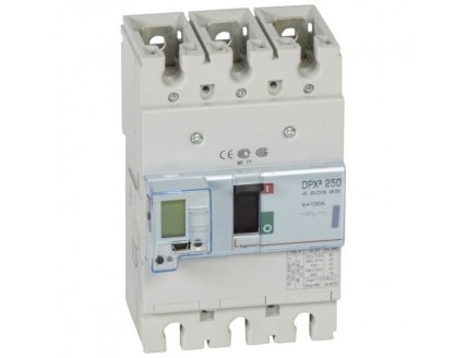Выключатель автоматический DPX3 250 3-пол. 100А 36kA эл. расц