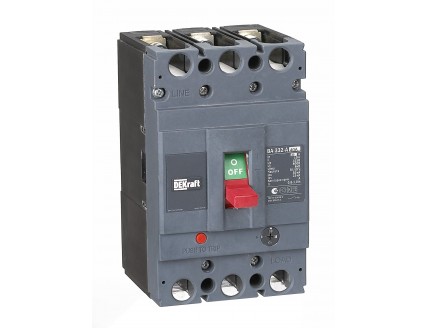 Силовой авт. выкл. 3P 40А c Ir=32А-40А 50кА ВА-332 DEKraft