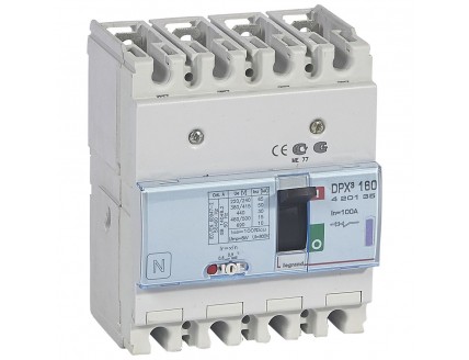 Выключатель автоматический DPX3 160 4-пол. 100А 50kA