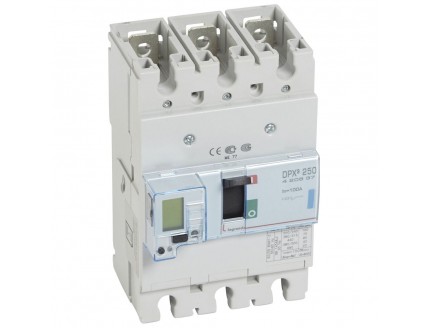 Выключатель автоматический DPX3 250 3-пол. 100А 70kA эл. расц