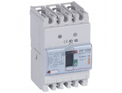 DPX3 160 Автомат 3-пол. 25A 25kA для защиты двиг.