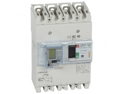 Дифференциальный автомат DPX3 160 4-пол. 100А 30-3000mA 25kA