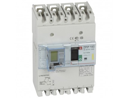 Дифференциальный автомат DPX3 160 4-пол. 100А 30-3000mA 16kA
