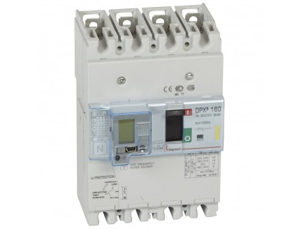 Дифференциальный автомат DPX3 160 4-пол. 125А 30-3000mA 16kA