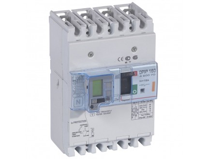 Дифференциальный автомат DPX3 160 4-пол. 16А 30-3000mA 25kA