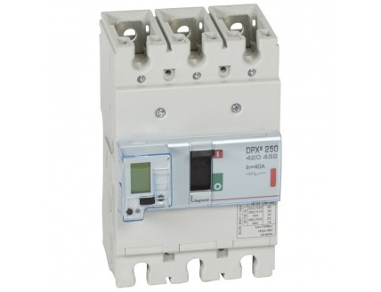 Выключатель автоматический DPX3 250 3-пол. 40А 36kA эл. расц + изм. блок