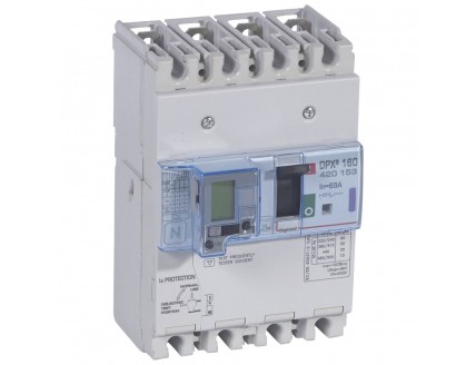 Дифференциальный автомат DPX3 160 4-пол. 63А 30-3000mA 50kA