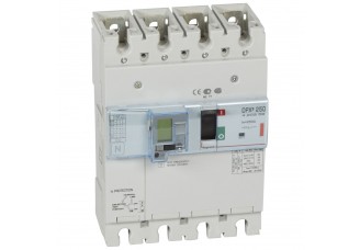 Дифференциальный автомат DPX3 250 4-пол. 250А 30-3000mA 36kA эл. расц