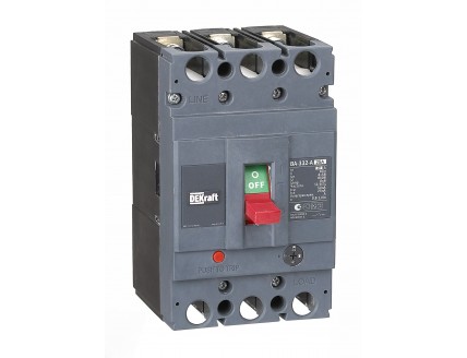 Силовой авт. выкл. 3P 25А c Ir=20А-25А 50кА ВА-332 DEKraft