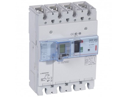 Дифференциальный автомат DPX3 250 4-пол. 100А 30-3000mA 36kA