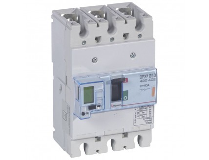 Выключатель автоматический DPX3 250 3-пол. 40А 25kA эл. расц + изм. блок