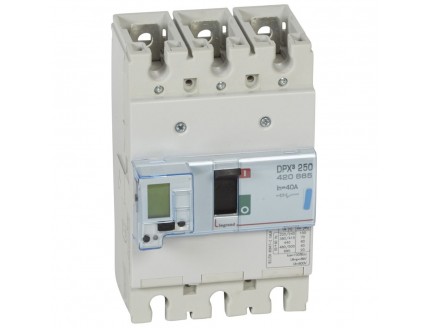 Выключатель автоматический DPX3 250 3-пол. 40А 70kA эл. расц + изм. блок