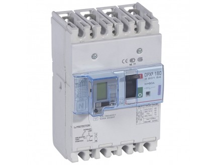 Дифференциальный автомат DPX3 160 4-пол. 80А 30-3000mA 50kA