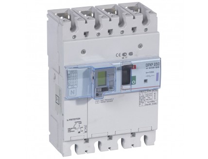 Дифференциальный автомат DPX3 250 4-пол. 100А 30-3000mA 50kA эл. расц
