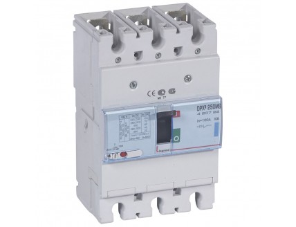 DPX3 250 Автомат 3-пол. 100A 70kA для защиты двиг.