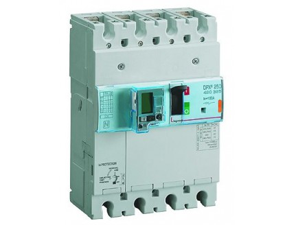Дифференциальный автомат DPX3 250 4-пол. 100А 30-3000mA 25kA эл. расц
