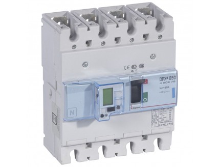 Выключатель автоматический DPX3 250 4-пол. 160А 70kA эл. расц + изм. блок