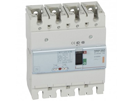 Выключатель автоматический DPX3 250 4-пол. 200А 25kA