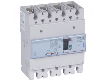 Выключатель автоматический DPX3 250 4-пол. 100А 70kA