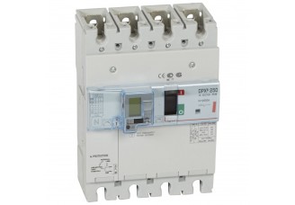 Дифференциальный автомат DPX3 250 4-пол. 200А 30-3000mA 36kA