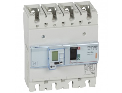 Выключатель автоматический DPX3 250 4-пол. 250А 25kA эл. расц + изм. блок
