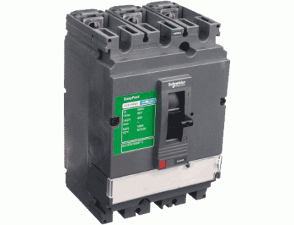 АВТ. ВЫКЛ. EasyPact CVS160 50кА TM125D 3P3D