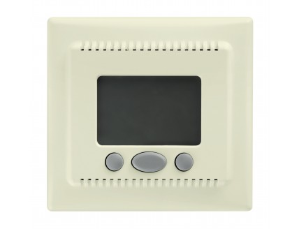 Термостат "Комфорт" с датчиком 16А/250В бежевый Sedna