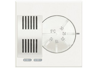 Термостат 2 мод. для внешних датчиков белый AXOLUTE