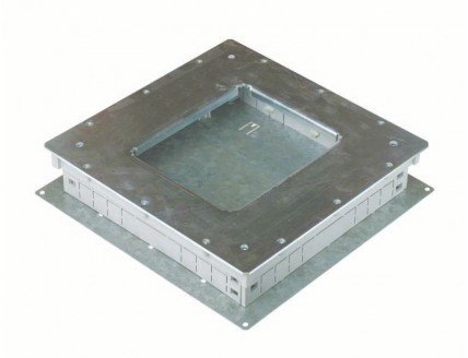 Коробка монтажная металл в пол под заливку для 6-х модульных люков Simon