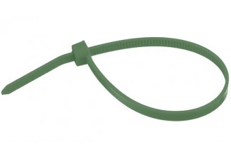 Стяжка кабельная 291 х 4.6 мм зеленая, TY300-50-5 (1000шт)