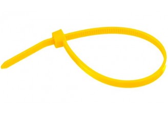 Стяжка кабельная 112 х 2.4 мм желтая, TY100-18-4-100 (100шт)