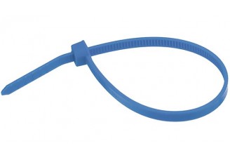 Стяжка кабельная 203 х 2.4 мм голубая, TY200-18-6 (1000шт)