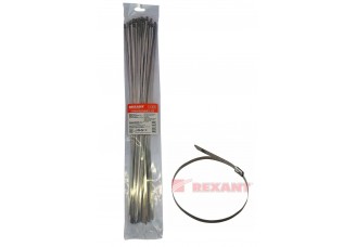 Стяжка кабельная (хомут) стальная 520 х 4,6 мм (уп.=50шт) REXANT