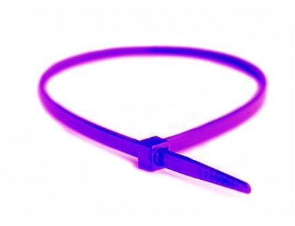 Стяжка кабельная 203 х 2.4 мм пурпурная, TY200-18-7 (1000шт)