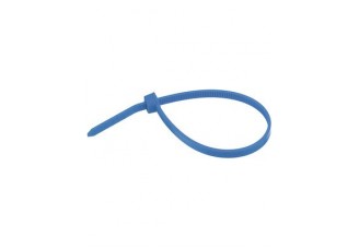 Стяжка кабельная 291 х 4.6 мм голубая, TY300-50-6-100 (100шт)
