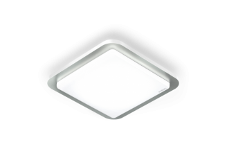 Светильник с ВЧ-сенсером 16Вт LED потолочный/настенный матовый хром IP20 Steinel