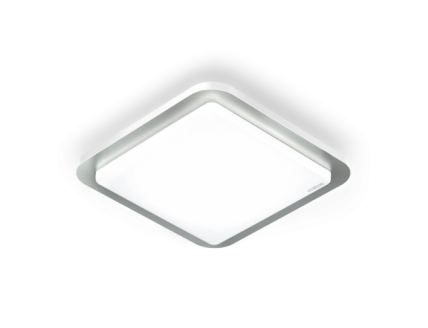 Светильник с ВЧ-сенсером 16Вт LED потолочный/настенный матовый хром IP20 Steinel