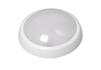 Светильник IEK светодиодный(LED) 12Вт с датч. движ. IP54 220В 850лм холодный белый круглый пластиковый белый