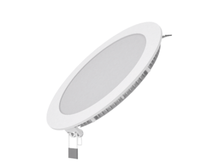 Светодиодный встраиваемый светильник Gauss ультратонкий круглый IP20 12W 2700K 1/20