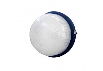 Светильник IEK (ЛН Е27) пылевлагозащищенный 60Вт IP54 круглый без решётки чёрный