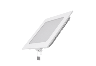 Светодиодный встраиваемый светильник Gauss ультратонкий квадратный IP20 9W 2700K 1/20